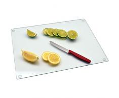 Schneidebrett aus Glas - Durchsichtig - (400 x 300 mm)
