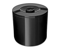 Eiswürfelbehälter 4 Liter Kühler Runde Eiskübel Eiseimer - Schwarz