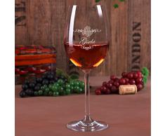 Leonardo Weinglas mit Gratis Gravur des gewünschten Namens