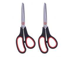 STOBOK 2 stücke Schere Mehrzweck Edelstahl Schere Schneider Schere Heavy Duty zum Schneiden von Papier Stoff Fotos Nähen Stoff Leder Crafting