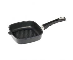 AMT Gastroguss E205G Aluguss Grillpfanne Eckpfanne 20x20 cm, 5 cm hoch