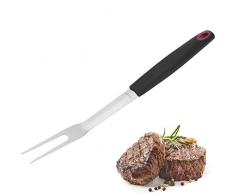 Westmark Grill-/Fleischgabel, 40 cm, Rostfreier Edelstahl/Kunststoff, Silber/Schwarz/Rot, 15082280