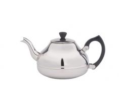 einwandige Teekanne Ceylon 1,2 ltr. Mit schwarzen Beschläge