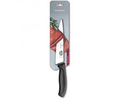 Victorinox Swiss Classic Tranchiermesser, 19 cm Klinge, Edelstahl, Spülmaschinengeeignet, schwarz