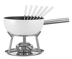Spring 2896596024 Alu Induction Käsefondue-Garnitur, Edelstahl, weiß, 25,6 x 27,2 x 38,6 cm