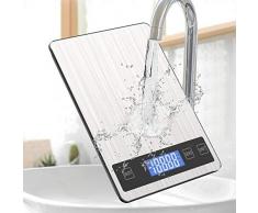 FATE TO FATE Digitale Küchenwaage, 5kg/11lb Digital Küchenwaagen Digitalwaage Elektronische Waage Küche Haushaltswaage, Hochpräzise Lebensmittelwaage mit Großer Edelstahl Wiegefläche und Tara