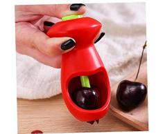 Kirsche-ausstecher 2st Kreative Kirschentkerner Multifunktionale Fruchtkern Seed Remover Kirsche Seed Pitter Home Küche Gadgets Werkzeuge (rot)