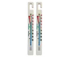 Preisjubel 2 x Kühlschrankthermometer, Gefrierfach, Kühlschrank, Gefriertruhe, Thermometer