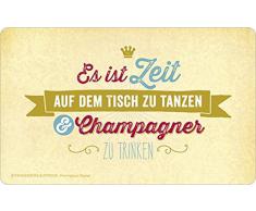 Frühstücksbrettchen Champagner