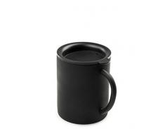 GSI Outdoors Camp Edelstahl 295 Ml Henkelbecher mit Deckel, Schwarz, M