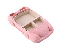 MLYDW KinderbesteckSet mit 6 Sets Weizenfaser-Besteck - Kinderbesteck-Set mit Kinderbesteckschale und Kinderbecher - Natürliche und umweltfreundliche Materialien