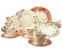 Creatable, 19428, Serie CRIMSON, Geschirrset Kombiservice 30 teilig