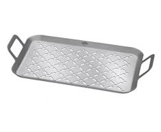 Küchenprofi BBQ Grillpfanne STYLE 43 x 25 x 6 cm, Grillschale, Grillblech, Edelstahl