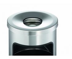 Durable 333258 Papierkorb Safe mit Ascher rund, anthrazit