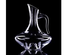 Handgemachte Weinkaraffe 1,8 Liter Dekantier Glaskaraffe Karaffe Glas