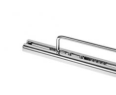 Gedotec Design Handtuchhalter Bad & Küchen-Schrank Handtuch-Auszug ausziehbar - SERENA | Chrom poliert | Geschirrtuchhalter 1-armig | 1 Stück - Handtuchreling Korpus-Montage mit Befestigungsmaterial