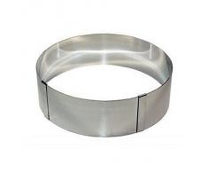 Lares Edelstahl Tortenring - extra hoch, 9cm