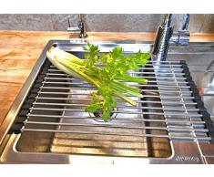 x-mike Original Abtropfgitter, Abtropfgestell, Spülbecken