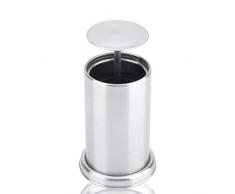 Ruiting Automatische Zahnstocher Inhaber 2Pcs Edelstahl Zahnstocher Behälter-Aufbewahrungsbehälter Retractable Zahnstocher Spender