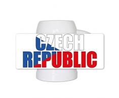 Fussball-Bierkrug mit Ländername Czech Republic für Fußball-Fans - Fan-Bierkrug - Deutschland-Krug - Bier-Humpen