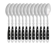 Gastro Spirit - 24-er Set ESS-Löffel/Suppen-Löffel - Silber, 19,5 cm (L), Chromstahl, Spülmaschinenfest - 3 Setgrößen (12/24/36), weiteres Besteck aus der Serie Bistro erhältlich