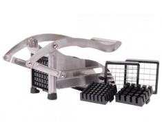Pommesschneider Edelstahl - Kartoffelschneider - Pommes Frites Schneider - Schneidemaschine - Gemüseschneider