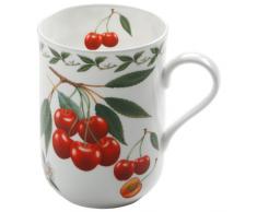 Maxwell & Williams PB8002 Orchard Fruits Becher, Kaffeebecher, Tasse, Motiv: Kirsche, in Geschenkbox, Porzellan