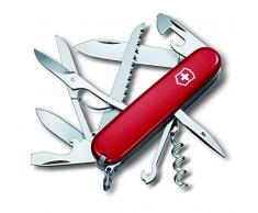 Victorinox Taschenmesser Huntsman (15 Funktionen, Schere, Holzsäge, Schraubendreher) rot