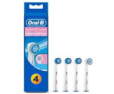 Oral-B Sensitive Aufsteckbürsten, Für eine sanfte Reinigung am Zahnfleischrand, 4 Stück