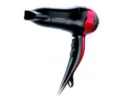 Grundig HD 3700 Kompakt-Haartrockner (1800 Watt), schwarz-rot