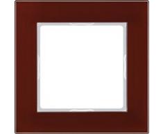 Jung Rahmen Glas 1fach Serie A Creation rot, 1 Stück, AC 581 GL RT