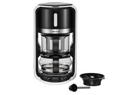 ROMMELSBACHER Tee Automat TA 1200-5 Programme, 4 Brühtemperaturen (80/85/90/100 °C), Ziehzeit bis 10 Min. einstellbar, Warmhaltefunktion, Startzeitvorwahl, Glas-Teekanne, Edelstahl-Teesieb, 1200 W