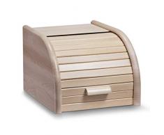 Zeller 20462 Rollbrotkasten, Buche, ca. 23 x 28 x 18 cm