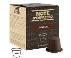 Note DEspresso Kapseln Schokolade 7 g x 40 Kapseln ausschließlich Kompatibel mit Nespresso*-Kapselmaschinen