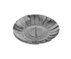 Bio Dampfgar Einsatz für Töpfe 17,5-28cm DAMPFKORB / DÜNSTEINSATZ / DÄMPFEINSATZ / GEMÜSEDÄMPFER aus Edelstahl