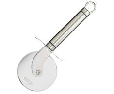 Kitchen Craft Professional Pizzaschneider Edelstahl ovaler Griff 95 mm