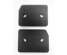 2er Set Filter für Miele 9164761 Trockner Wärmepumpentrockner | Fein-Grob 207 x 157 x 30mm | Schwammfilter Filtermatte Kondenstrockner | Made in Germany Fusselfilter Schaumstoff Schaumfilter Sponge