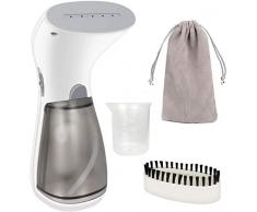Aiskki Dampfglätter Dampfbürste Mini Steamer Reisebügeleisen mit Schnell Erwärmung Bügeleisen Dampfbügeleisen Kleidung Wrinkle Remover Bakterienvirus Abtöten, Geeignet für Zuhause und Reisen