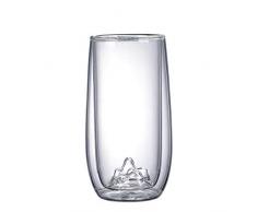 Adminitto88 Doppelwandige Gläser Cocktail Thermogläser Doppelwandige Latte Macchiato Glaser Set Für Latte Macchiato, Cappuchino, Tee, Eistee, Säfte, Wasser, Cola, Cocktails Geeignet, by Feelino