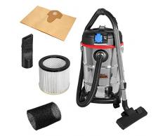 Mauk Nass- und Trockensauger 1200 W, 30 l, 4 m Saugschlauch, Steckdose mit Einschaltautomatik