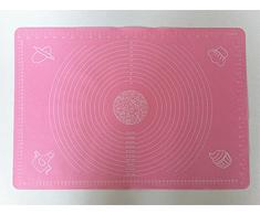 Rollmatte XL Silikon Fondant 65 x 45 cm Backmatte Ausrollmatte Tortendekoration Modellierwerkzeug Marzipan Ausstecher