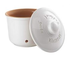 Römertopf 41404 Frische Knoblauch-Topf, Keramik, Weiß