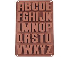 Seifenprofis 26 Buchstaben -Extra Stabil- Silikonform Seifenform Backform Schokoladenform 34 * 22.5 * 2.5CM