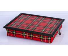 Andrews Living Knietablett mit Kissen Schottenkaro Royal Stewart Allover