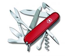 Victorinox Taschenmesser Mountaineer (18 Funktionen, Schere, Metallsäge mit Feile) rot