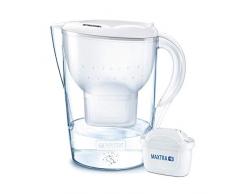 BRITA Wasserfilter Marella XL weiß inkl. 1 MAXTRA+ Filterkartusche – Großer BRITA Filter zur Reduzierung von Kalk, Chlor & geschmacksstörenden Stoffen im Wasser