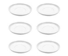 Arzberg 2100000014731 Cucina Kaffee Untertasse Cucina, Ø 14cm, Porzellan, weiß (6 Stück)