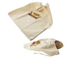 ORION Brotbeutel / Beutel zur Brotaufbewahrung / Brotsack zum Frischhalten Brottasche 40 x 40 cm