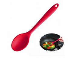 Amoyer Küche Silikon Löffel 27cm Große Stiel Kochen Backen Rührlöffel Kelle Food Grade Silikon Kochutensilien Küchen