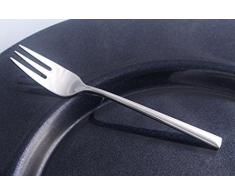 Schillerbach Kuchengabel 6 Stück Kuchen Gabel aus Edelstahl 18/10